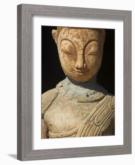 Ancient Buddha Image, Kakku Buddhist Ruins, Shan State, Myanmar (Burma)-Jane Sweeney-Framed Photographic Print