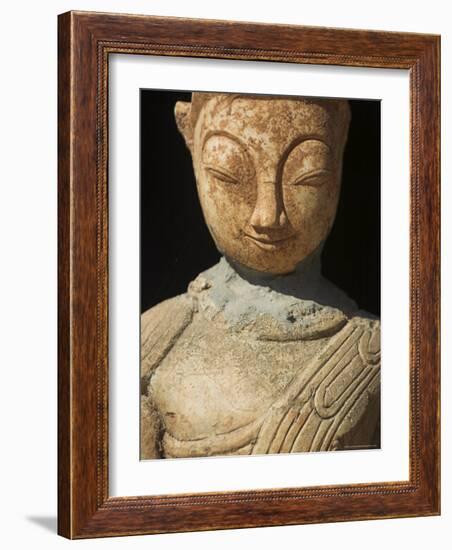 Ancient Buddha Image, Kakku Buddhist Ruins, Shan State, Myanmar (Burma)-Jane Sweeney-Framed Photographic Print