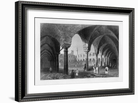 Ancient Buildings in St Jean D'Acre (Acr), Israel, 1841-J Tingle-Framed Giclee Print