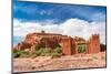 Ancient buildings in the ksar of Ait Ben Haddou, Ouarzazate province, Morocco, North Africa-Roberto Moiola-Mounted Photographic Print