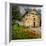 Ancient church ruin surrounded by bright reed poppies. Montalcino. Tuscany, Italy.-Tom Norring-Framed Photographic Print