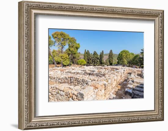 Ancient city of Knossos, Iraklion, Crete, Greek Islands, Greece, Europe-Markus Lange-Framed Photographic Print