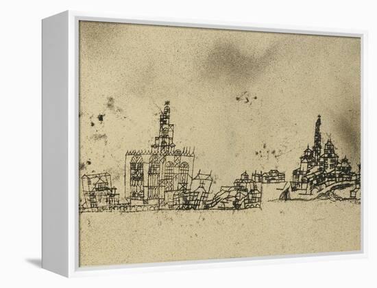 Ancient City on the Water-Paul Klee-Framed Premier Image Canvas