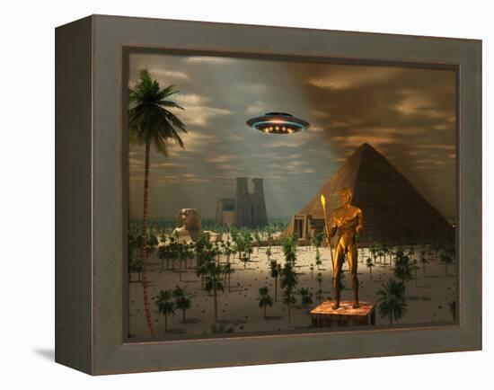 Ancient Civilization-Stocktrek Images-Framed Premier Image Canvas