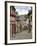 Ancient Cobbled Street and Houses, Rue Du Petit Fort, Dinan, Cotes-D'Armor, Brittany-Peter Richardson-Framed Photographic Print