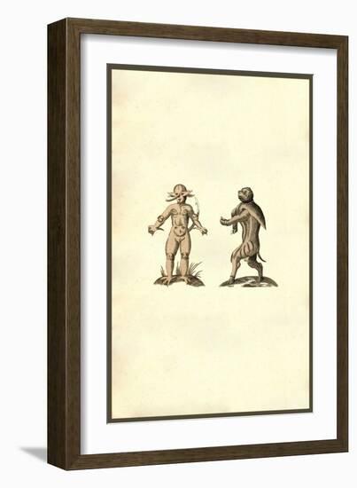 Ancient Creatures-Ulisse Aldrovandi-Framed Art Print