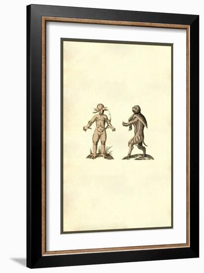 Ancient Creatures-Ulisse Aldrovandi-Framed Art Print