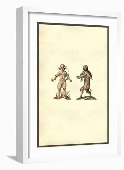 Ancient Creatures-Ulisse Aldrovandi-Framed Art Print