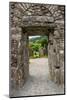 Ancient door marks the passageway between the old church and graveyard at Glendalough Monastery.-Betty Sederquist-Mounted Photographic Print