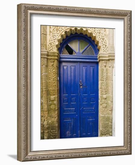 Ancient Door, Old City, UNESCO World Heritage Site, Essaouira, Morocco, North Africa, Africa-Nico Tondini-Framed Photographic Print