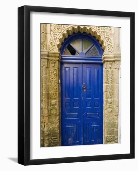 Ancient Door, Old City, UNESCO World Heritage Site, Essaouira, Morocco, North Africa, Africa-Nico Tondini-Framed Photographic Print