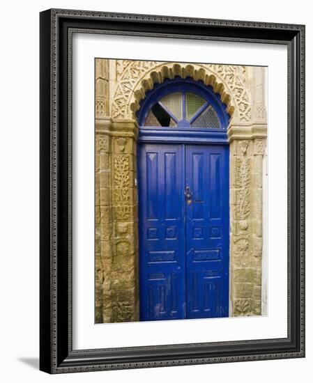 Ancient Door, Old City, UNESCO World Heritage Site, Essaouira, Morocco, North Africa, Africa-Nico Tondini-Framed Photographic Print