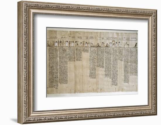 Ancient Egypt : Papyrus from the Book of the Dead-null-Framed Photographic Print