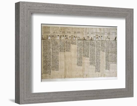 Ancient Egypt : Papyrus from the Book of the Dead-null-Framed Photographic Print