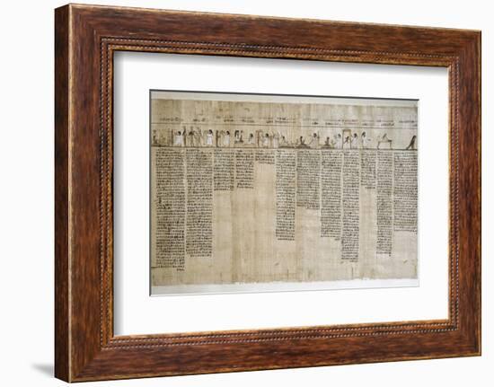 Ancient Egypt : Papyrus from the Book of the Dead-null-Framed Photographic Print