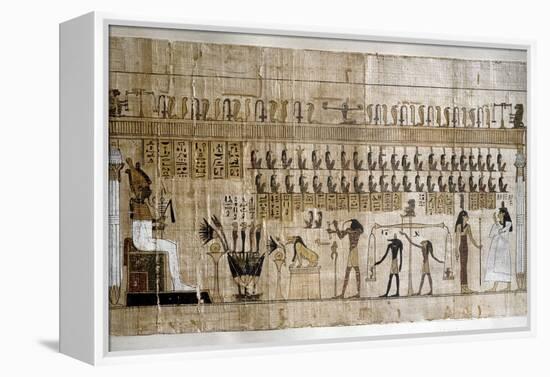 Ancient Egypt : the Weighing of the Souls-null-Framed Premier Image Canvas