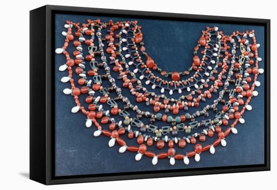 Ancient Egyptian collar, 1st century BC. Artist: Unknown-Unknown-Framed Premier Image Canvas