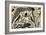 Ancient Egyptian Deities Shu Separating Sibu and Nuit-null-Framed Giclee Print