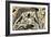 Ancient Egyptian Deities Shu Separating Sibu and Nuit-null-Framed Giclee Print