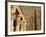 Ancient Egyptian hieroglyphics at ruins in Aswan-Franz-Marc Frei-Framed Photographic Print