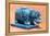 Ancient Egyptian Hippopotamus Figurine, 16th Century BC-null-Framed Premier Image Canvas