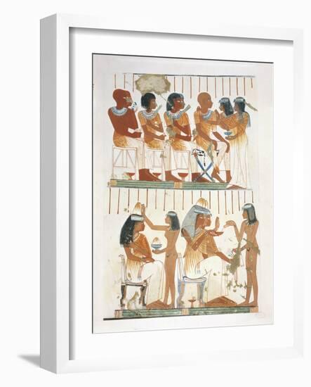 Ancient Egyptian Painting, 1936-Nina M. Davies-Framed Giclee Print