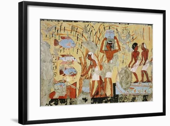 Ancient Egyptian Painting, 1936-Nina M. Davies-Framed Giclee Print