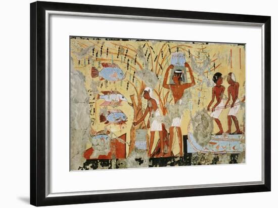 Ancient Egyptian Painting, 1936-Nina M. Davies-Framed Giclee Print