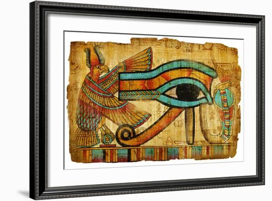 Ancient Egyptian Papyrus-Maugli-l-Framed Art Print