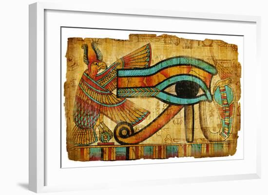 Ancient Egyptian Papyrus-Maugli-l-Framed Art Print