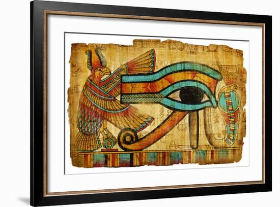 Ancient Egyptian Papyrus-Maugli-l-Framed Art Print