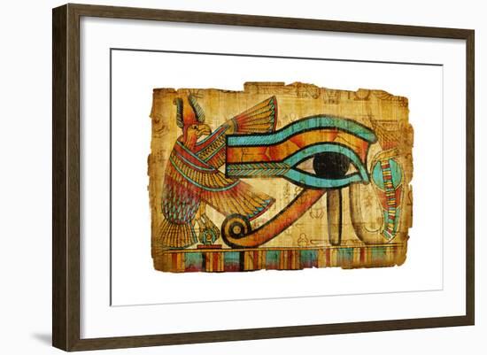 Ancient Egyptian Papyrus-Maugli-l-Framed Art Print