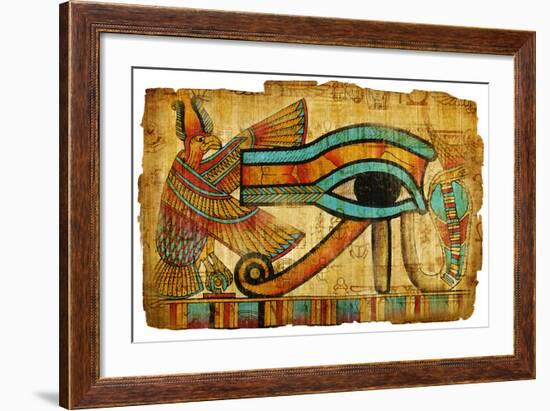 Ancient Egyptian Papyrus-Maugli-l-Framed Art Print