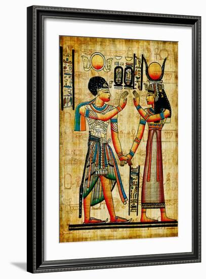 Ancient Egyptian Papyrus-Maugli-l-Framed Premium Giclee Print