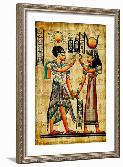 Ancient Egyptian Papyrus-Maugli-l-Framed Premium Giclee Print