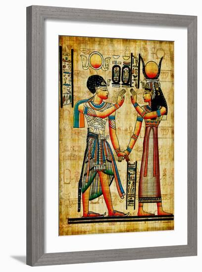 Ancient Egyptian Papyrus-Maugli-l-Framed Premium Giclee Print