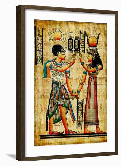 Ancient Egyptian Papyrus-Maugli-l-Framed Premium Giclee Print