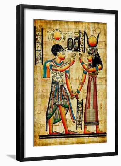 Ancient Egyptian Papyrus-Maugli-l-Framed Premium Giclee Print