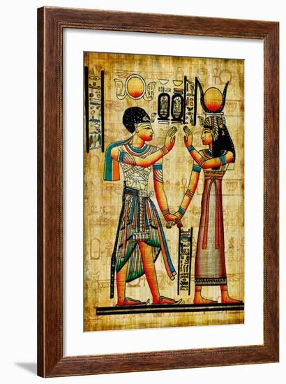 Ancient Egyptian Papyrus-Maugli-l-Framed Premium Giclee Print