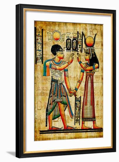 Ancient Egyptian Papyrus-Maugli-l-Framed Premium Giclee Print