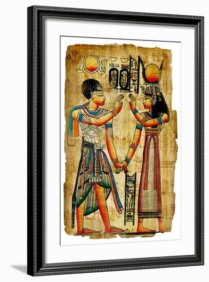 Ancient Egyptian Papyrus-Maugli-l-Framed Premium Giclee Print