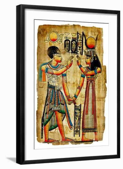 Ancient Egyptian Papyrus-Maugli-l-Framed Premium Giclee Print