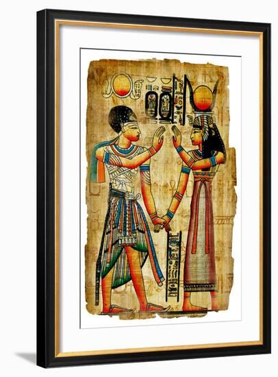 Ancient Egyptian Papyrus-Maugli-l-Framed Premium Giclee Print
