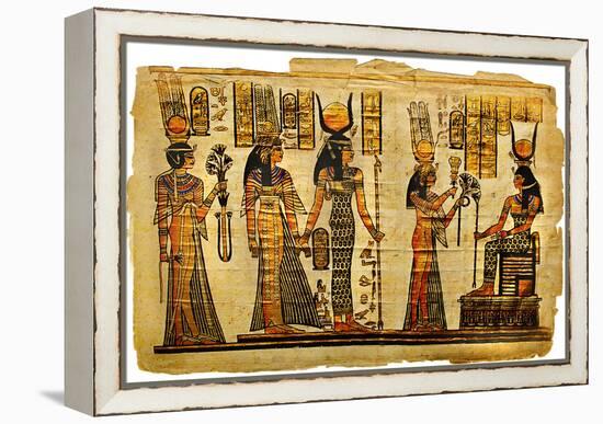 Ancient Egyptian Parchment-Maugli-l-Framed Stretched Canvas