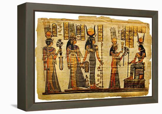 Ancient Egyptian Parchment-Maugli-l-Framed Stretched Canvas