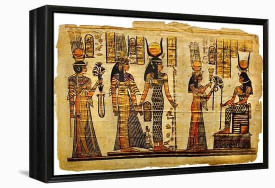 Ancient Egyptian Parchment-Maugli-l-Framed Stretched Canvas