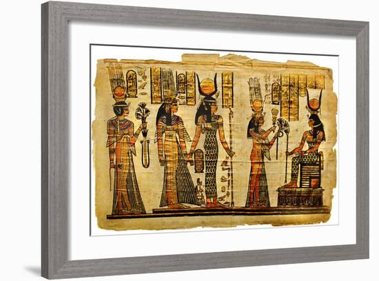 Ancient Egyptian Parchment-Maugli-l-Framed Art Print