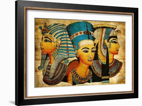 Ancient Egyptian Parchment-Maugli-l-Framed Art Print