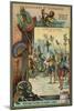 Ancient Egyptian Warriors Saluting their King-null-Mounted Giclee Print