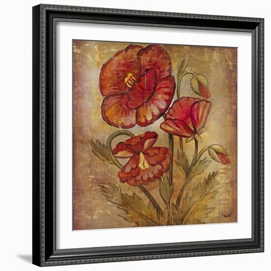 Ancient Floral II-Dysart-Framed Giclee Print